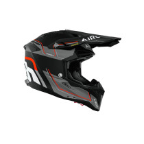 Casque moto cross Airoh 2026 Aviator 3 Leader - Orange 2