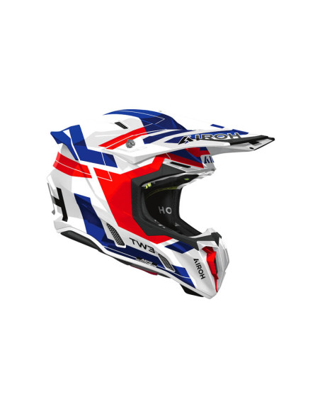 Casque moto cross Airoh 2026 Twist 3 Dynasty - Rouge