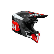 Casque moto cross Airoh 2026 WraaapConquer - Rouge 2