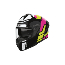 Casque moto Airoh 2026 Spark Lively - Violet Blanc Noir