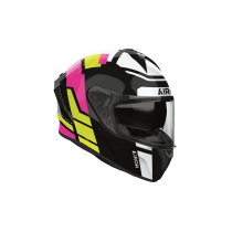 Casque moto Airoh 2026 Spark Lively - Violet Blanc Noir 2