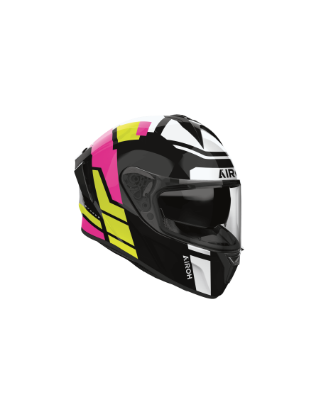Casque moto Airoh 2026 Spark Lively - Violet Blanc Noir