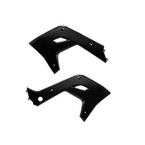 Ouies de radiateur POLISPORT Restylé 2026 - Noir - Kawasaki 125/250 KX 2003-2008