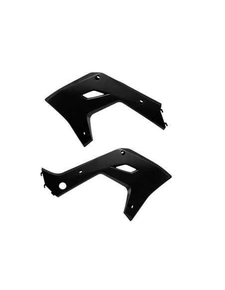 Ouies de radiateur POLISPORT Restylé 2026 - Noir - Kawasaki 125/250 KX 2003-2008