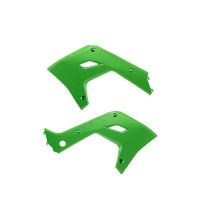 Ouies de radiateur POLISPORT Restylé 2026 - Vert - Kawasaki 125/250 KX 2003-2008