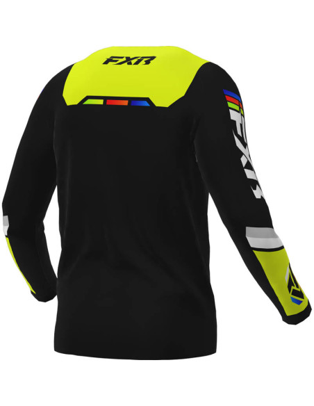 Maillot cross enfant FXR 2026 Apex - Jaune Fluo