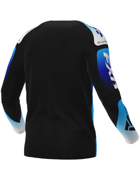 Maillot cross enfant FXR 2026 Clutch - Bleu Noir Blanc