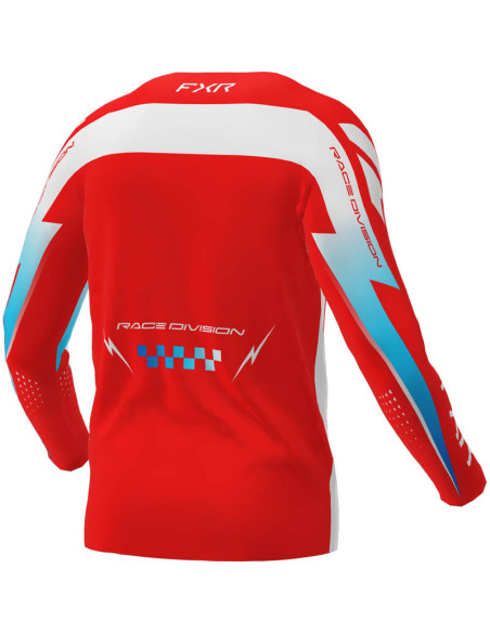Maillot cross enfant FXR 2026 Clutch - Rouge Bleu Blanc