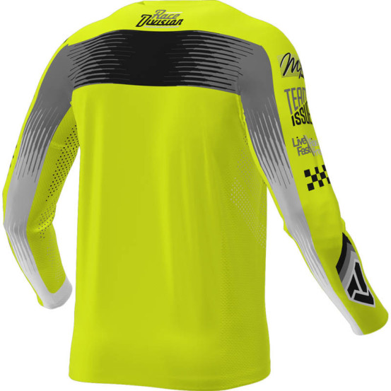 Maillot cross enfant FXR 2026 Podium - Jaune Fluo Noir Gris