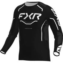 Maillot cross enfant FXR 2026 Podium - Noir Blanc