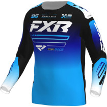 Maillot cross FXR 2026 Clutch - Bleu Noir Blanc