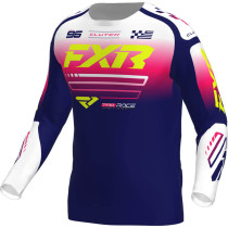 Maillot cross FXR 2026 Clutch - Bleu Razz Blanc