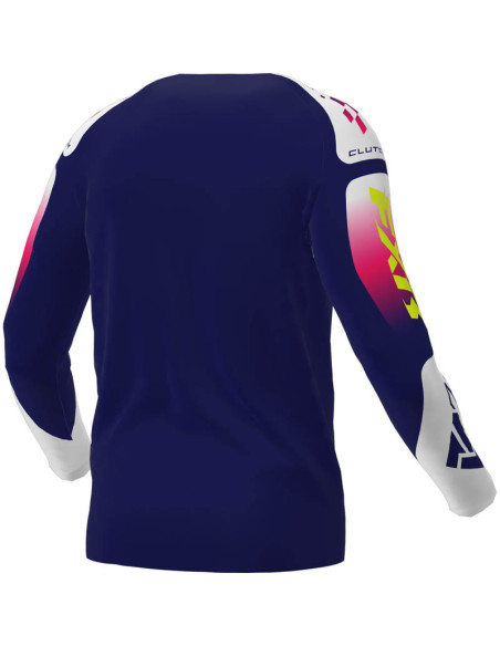 Maillot cross FXR 2026 Clutch - Bleu Razz Blanc