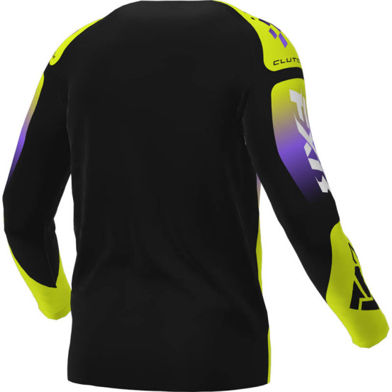 Maillot cross FXR 2026 Clutch - Jaune Fluo Noir Violet