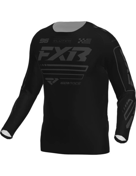 Maillot cross FXR 2026 Clutch - Noir