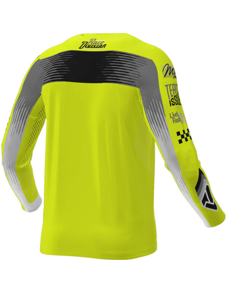 Maillot cross FXR 2026 Podium Gladiator - Jaune Fluo Noir Gris