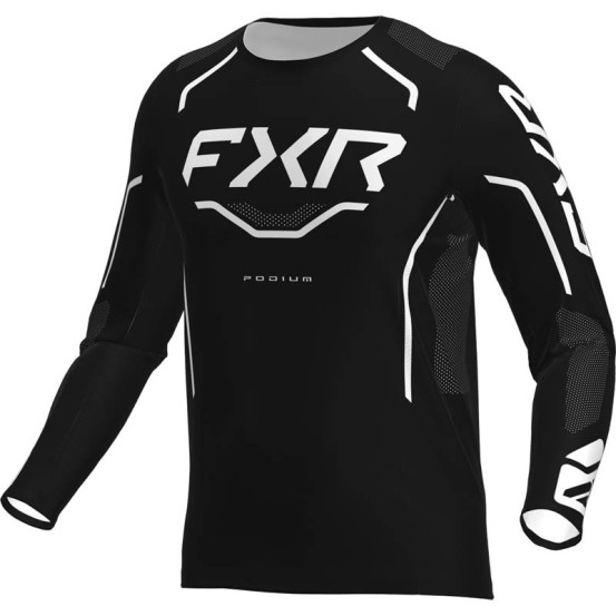 Maillot cross FXR 2026 Podium Relay - Noir Blanc