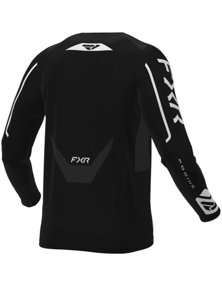 Maillot cross FXR 2026 Podium Relay - Noir Blanc