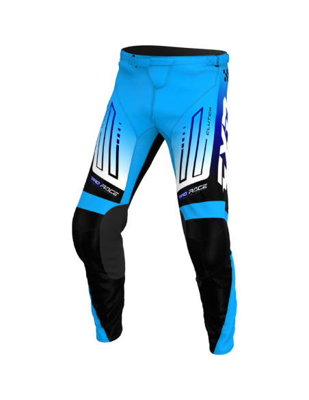 Pantalon cross enfant FXR 2026 Clutch - Bleu Noir Blanc