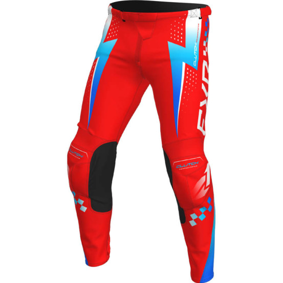 Pantalon cross enfant FXR 2026 Clutch - Rouge Bleu Blanc