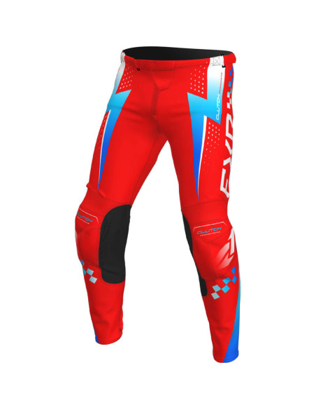 Pantalon cross enfant FXR 2026 Clutch - Rouge Bleu Blanc