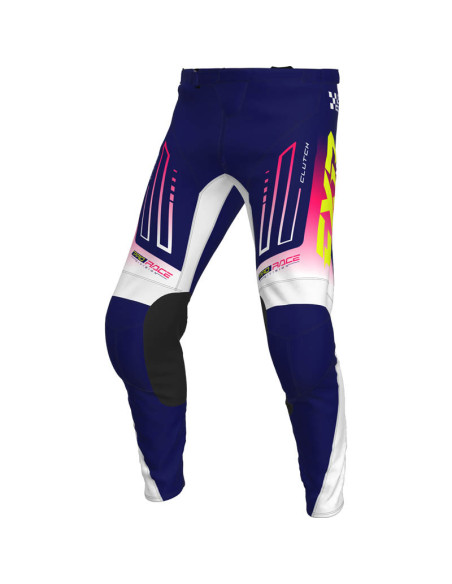 Pantalon cross FXR 2026 Clutch - Bleu Razz Blanc