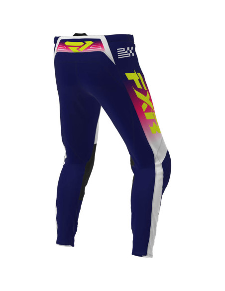 Pantalon cross FXR 2026 Clutch - Bleu Razz Blanc
