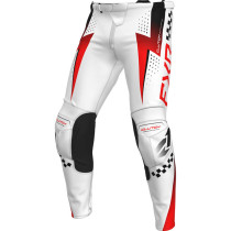 Pantalon cross FXR 2026 Clutch Pro - Blanc Rouge Noir