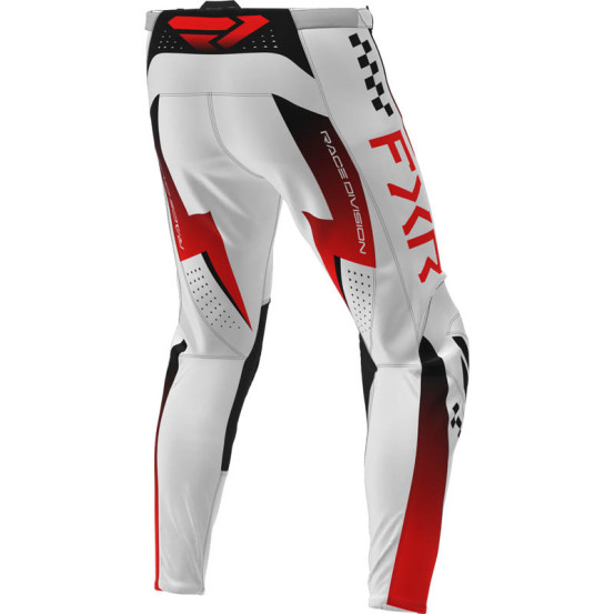 Pantalon cross FXR 2026 Clutch Pro - Blanc Rouge Noir