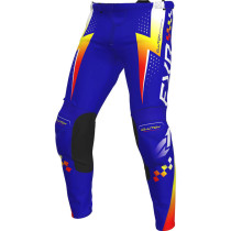 Pantalon cross FXR 2026 Clutch Pro - Bleu Royal Jaune Rouge