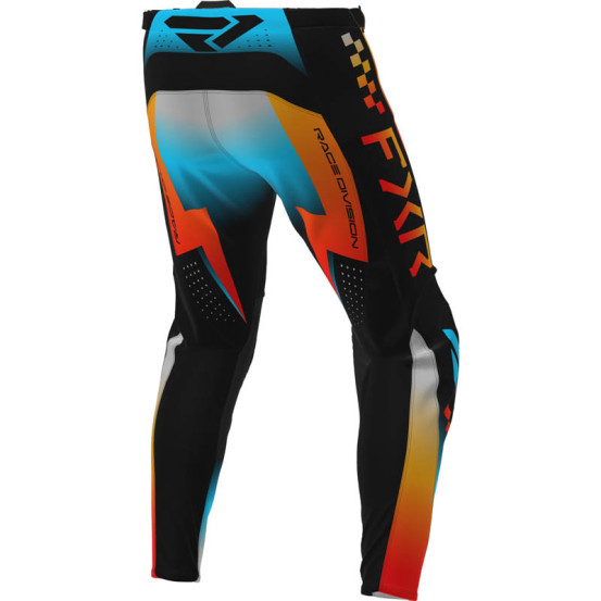 Pantalon cross FXR 2026 Clutch Pro - Gris Bleu Orange