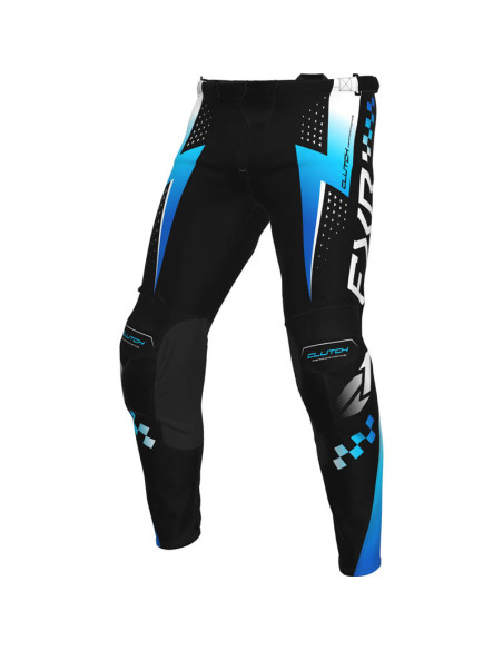Pantalon cross FXR 2026 Clutch Pro - Noir Bleu Blanc