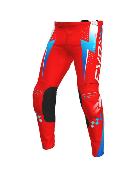 Pantalon cross FXR 2026 Clutch Pro - Rouge Bleu Blanc