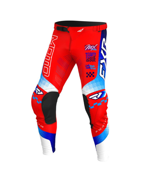 Pantalon cross FXR 2026 Podium Gladiator - Rouge Bleu Blanc