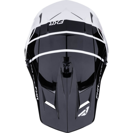 Casque cross enfant FXR Clutch - Blanc Noir