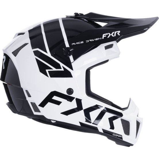 Casque cross enfant FXR Clutch - Blanc Noir