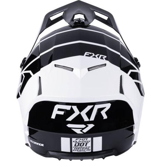 Casque cross enfant FXR Clutch - Blanc Noir