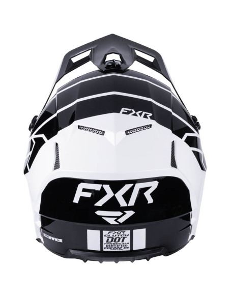 Casque cross enfant FXR Clutch - Blanc Noir