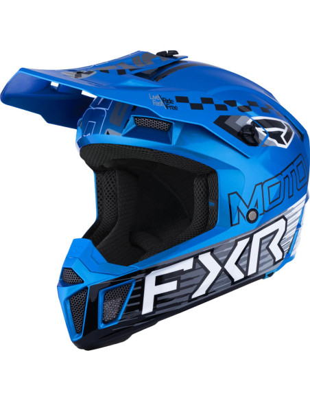 Casque cross enfant FXR Clutch - Bleu