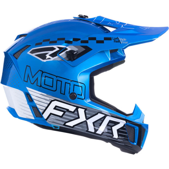 Casque cross enfant FXR Clutch - Bleu