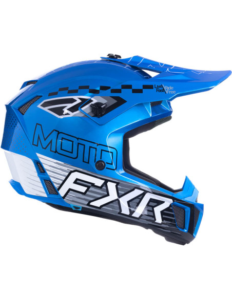 Casque cross enfant FXR Clutch - Bleu