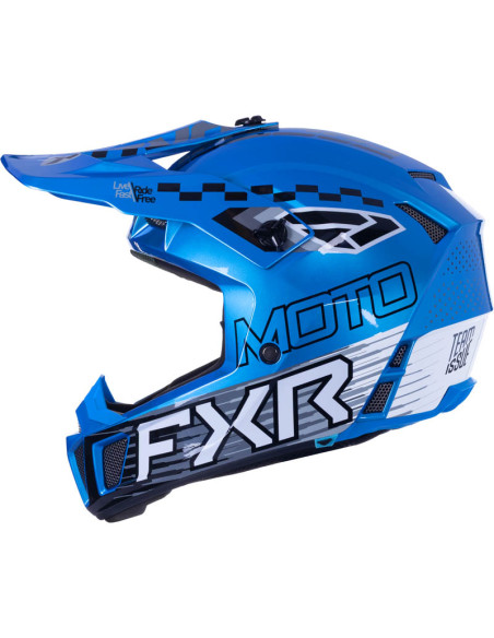 Casque cross enfant FXR Clutch - Bleu