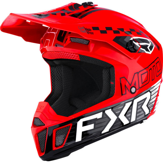 Casque cross enfant FXR Clutch - Rouge
