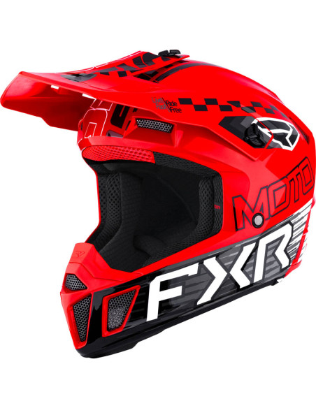 Casque cross enfant FXR Clutch - Rouge