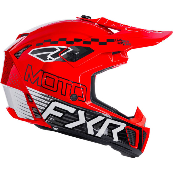 Casque cross enfant FXR Clutch - Rouge
