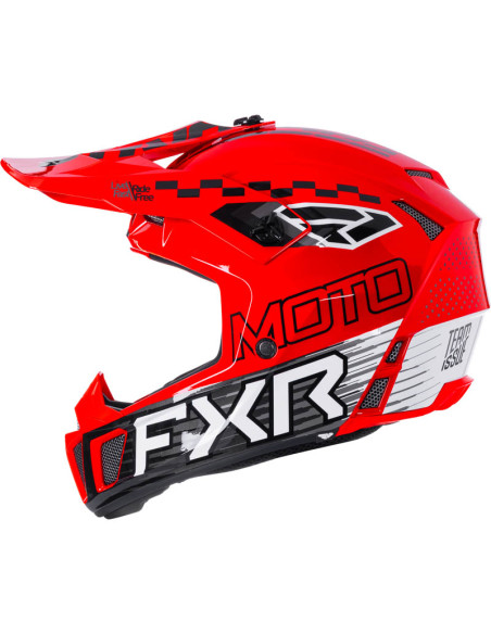 Casque cross enfant FXR Clutch - Rouge