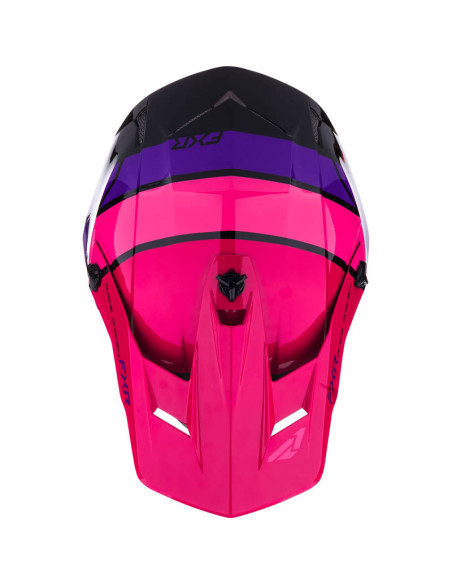 Casque cross FXR Clutch Comp - Noir Razz
