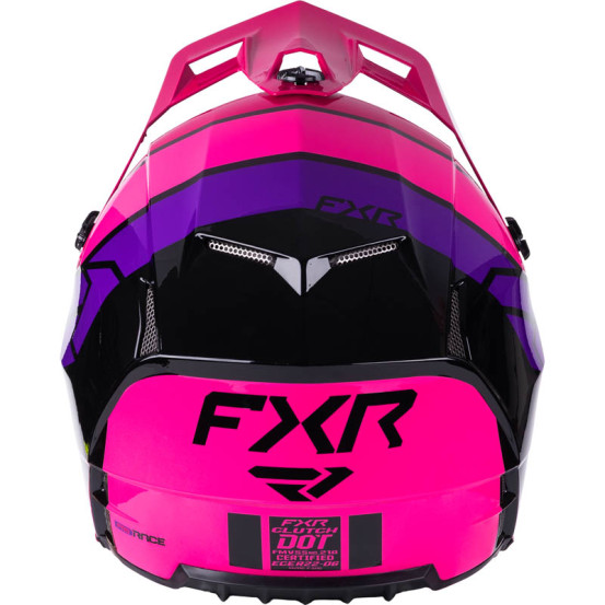 Casque cross FXR Clutch Comp - Noir Razz