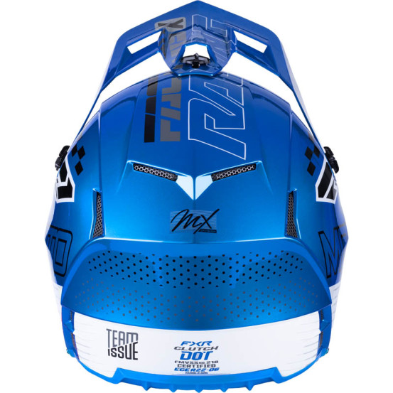 Casque cross FXR Clutch Race Div - Bleu