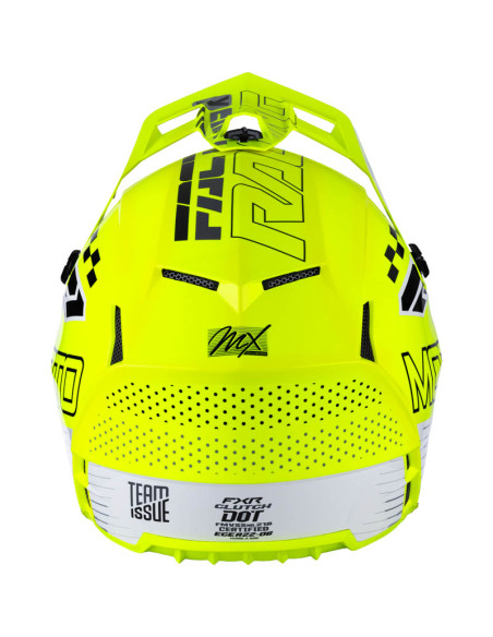 Casque cross FXR Clutch Race Div - Jaune Fluo